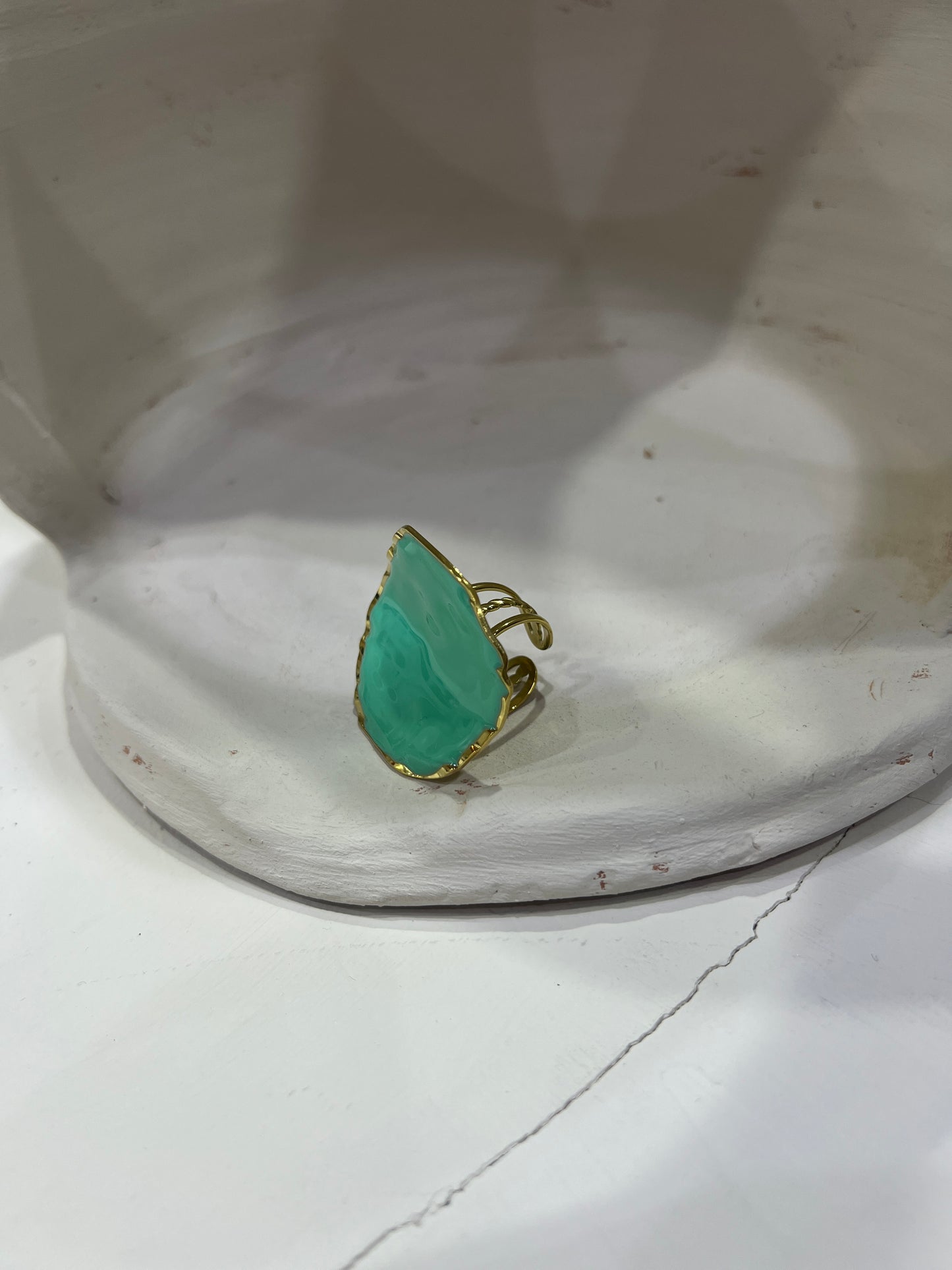 Anillo maxi Turquesa