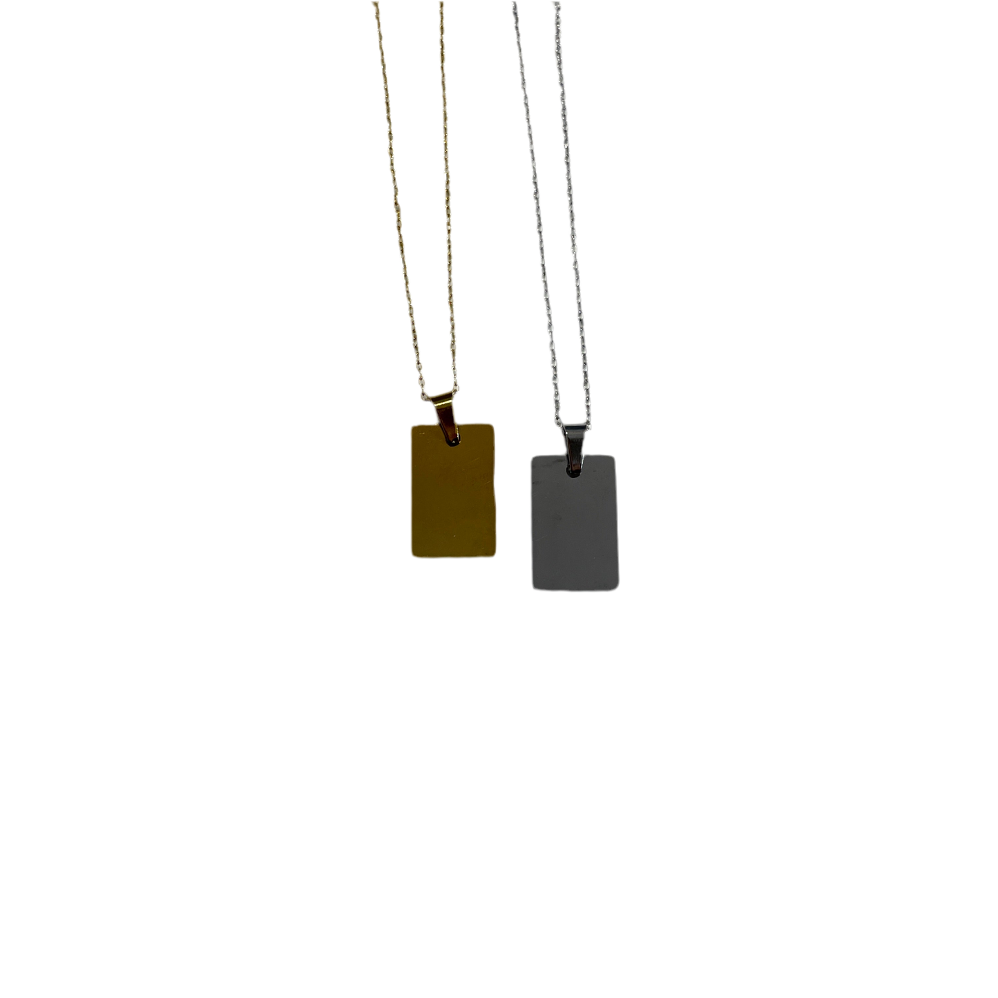 Collar Chapa Rectángulo
