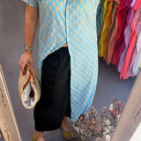 Vestido Lisbon azul bebé