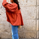 Blusa Raquel teja