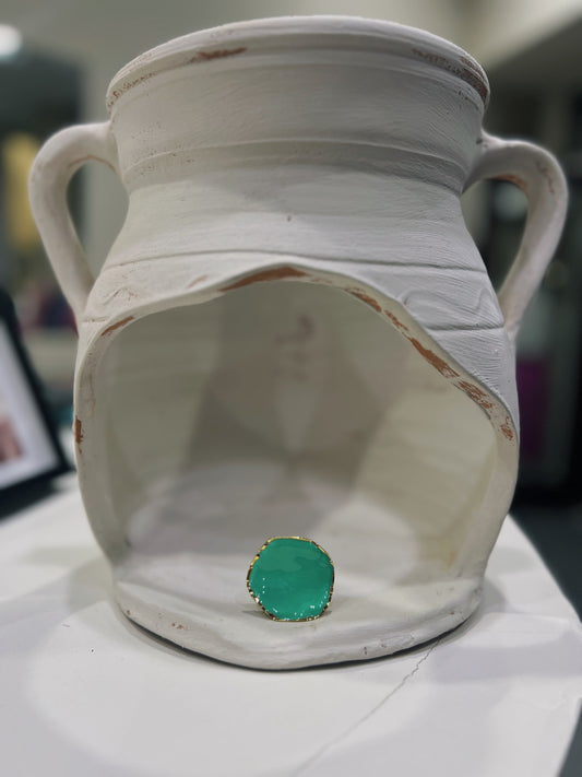 Anillo maxi Turquesa