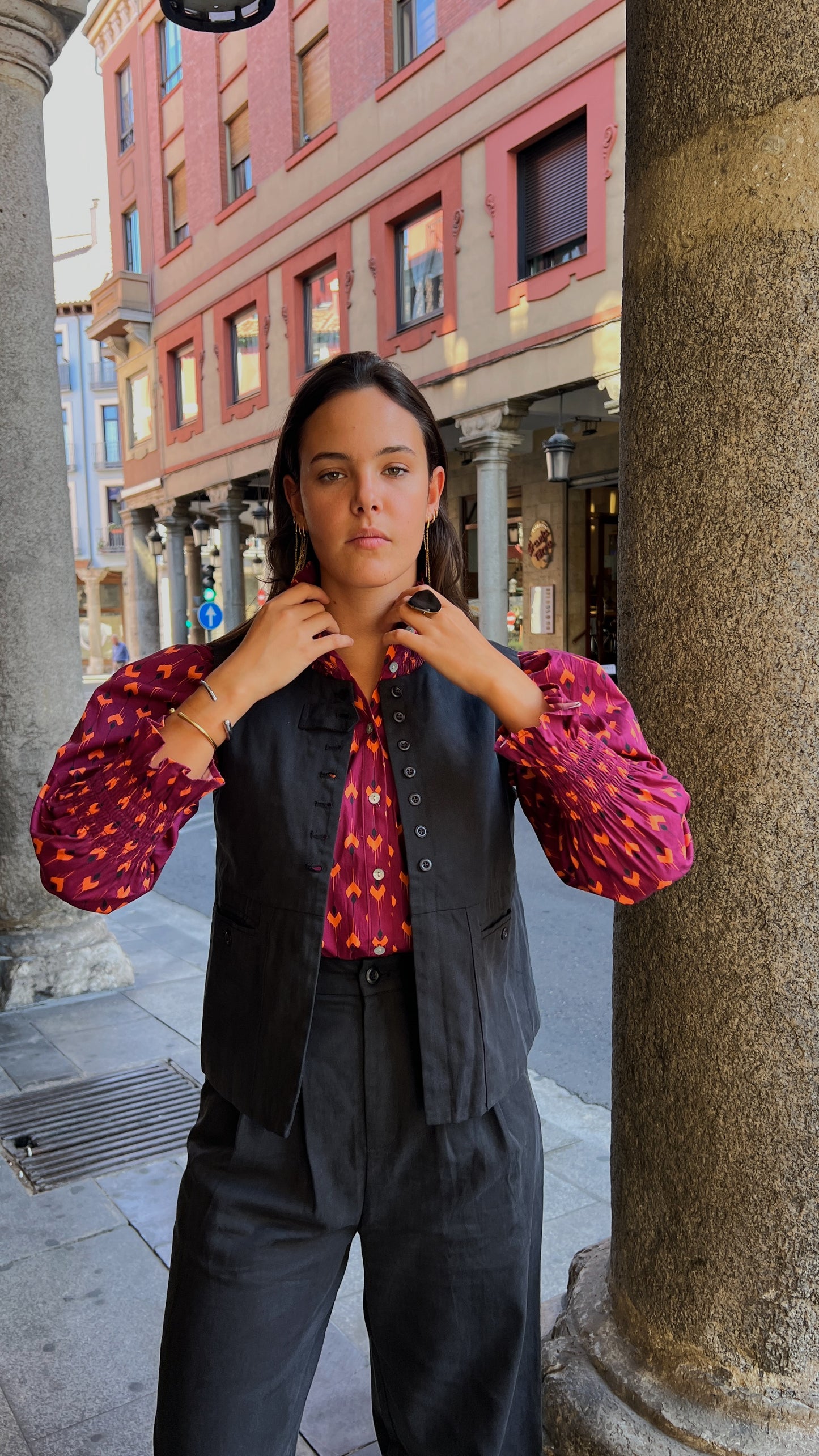 Blusa René Burdeos