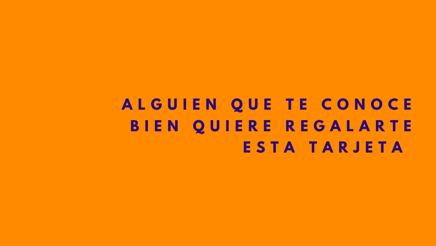 TARJETA DE REGALO