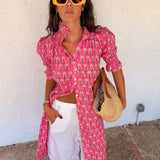 Vestido René fucsia