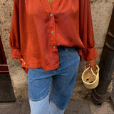 Blusa Raquel teja