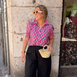 Blusa René fucsia