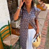 Vestido René azul