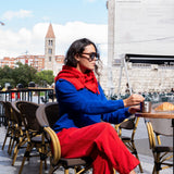 Pantalón pana rojo