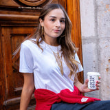 Chaqueta Mohair granate