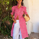 Vestido René fucsia