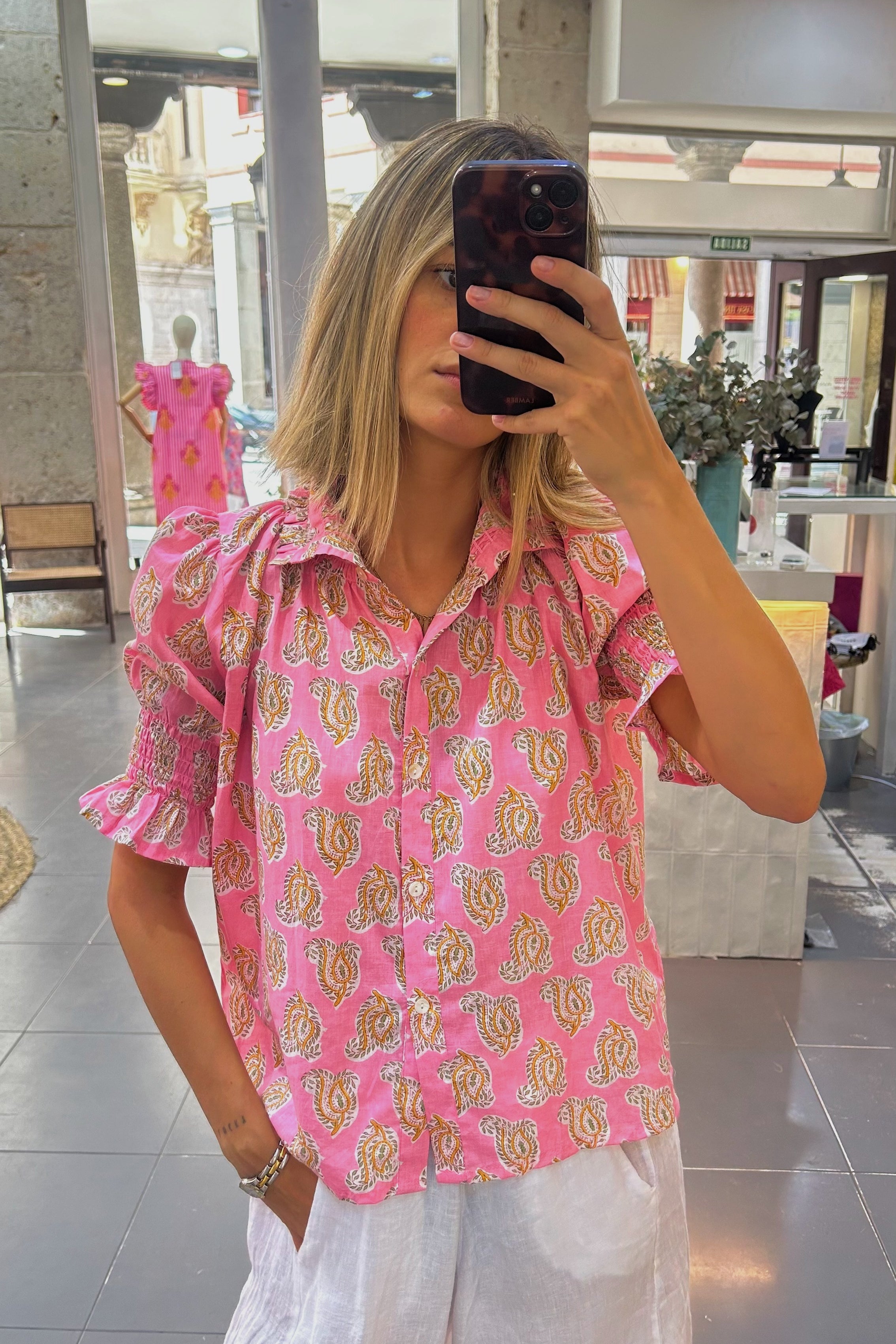 Blusa René rosa