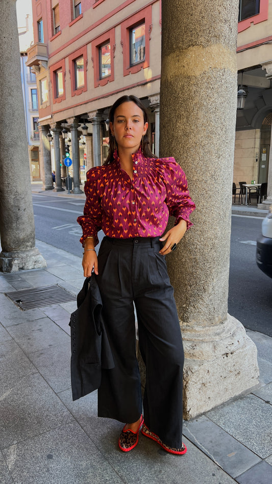 Blusa René Burdeos