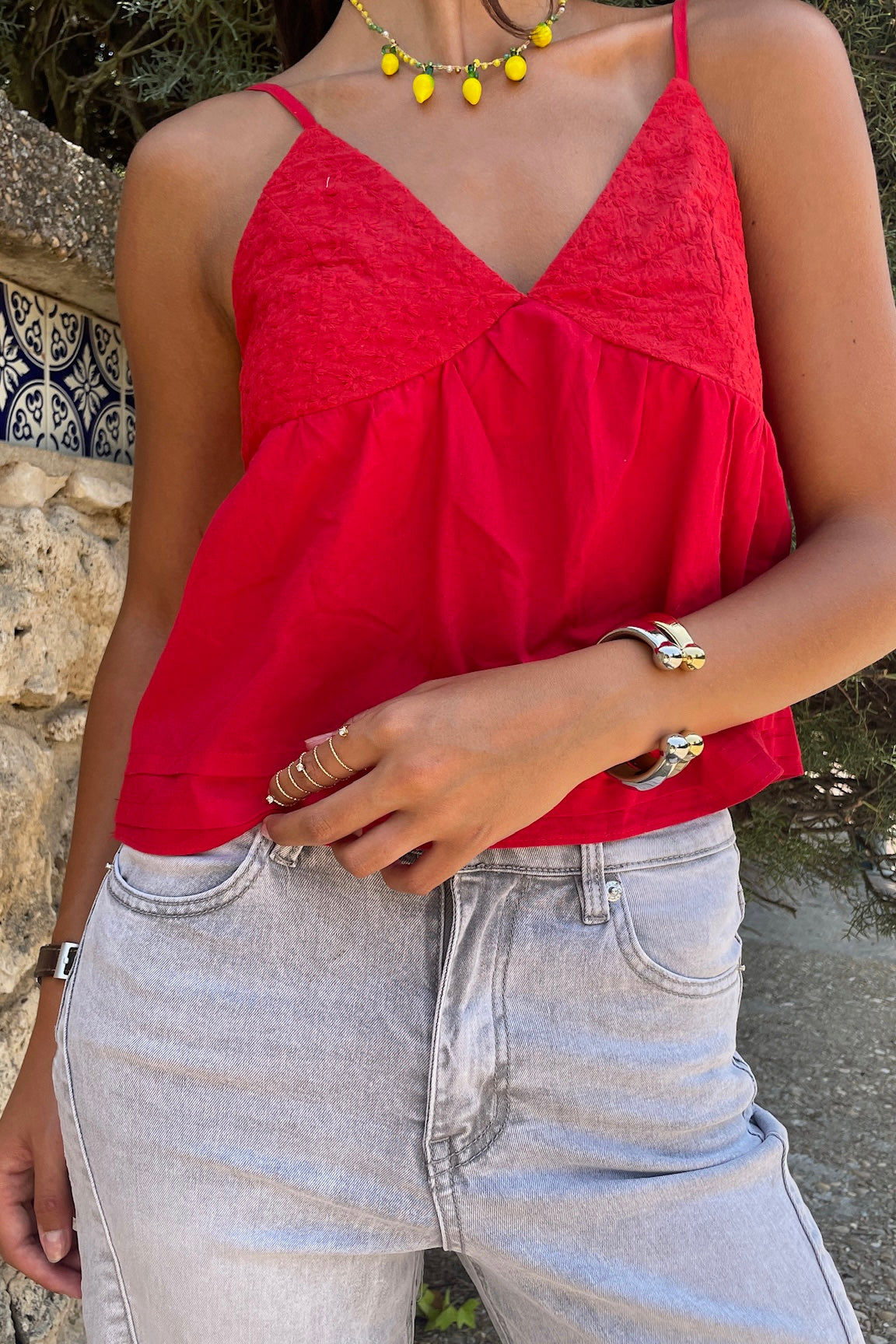 Blusa Madeira Red