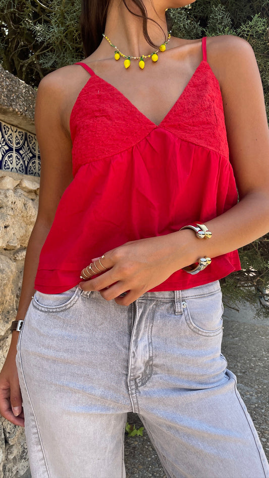 Blusa Madeira Red