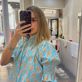 Blusa René turquesa