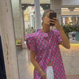 Vestido Faro fucsia