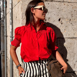 Blusa René Short Rojo