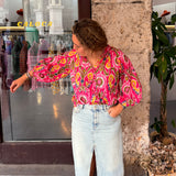 Blusa Sicilia fucsia