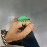 Anillo maxi Turquesa