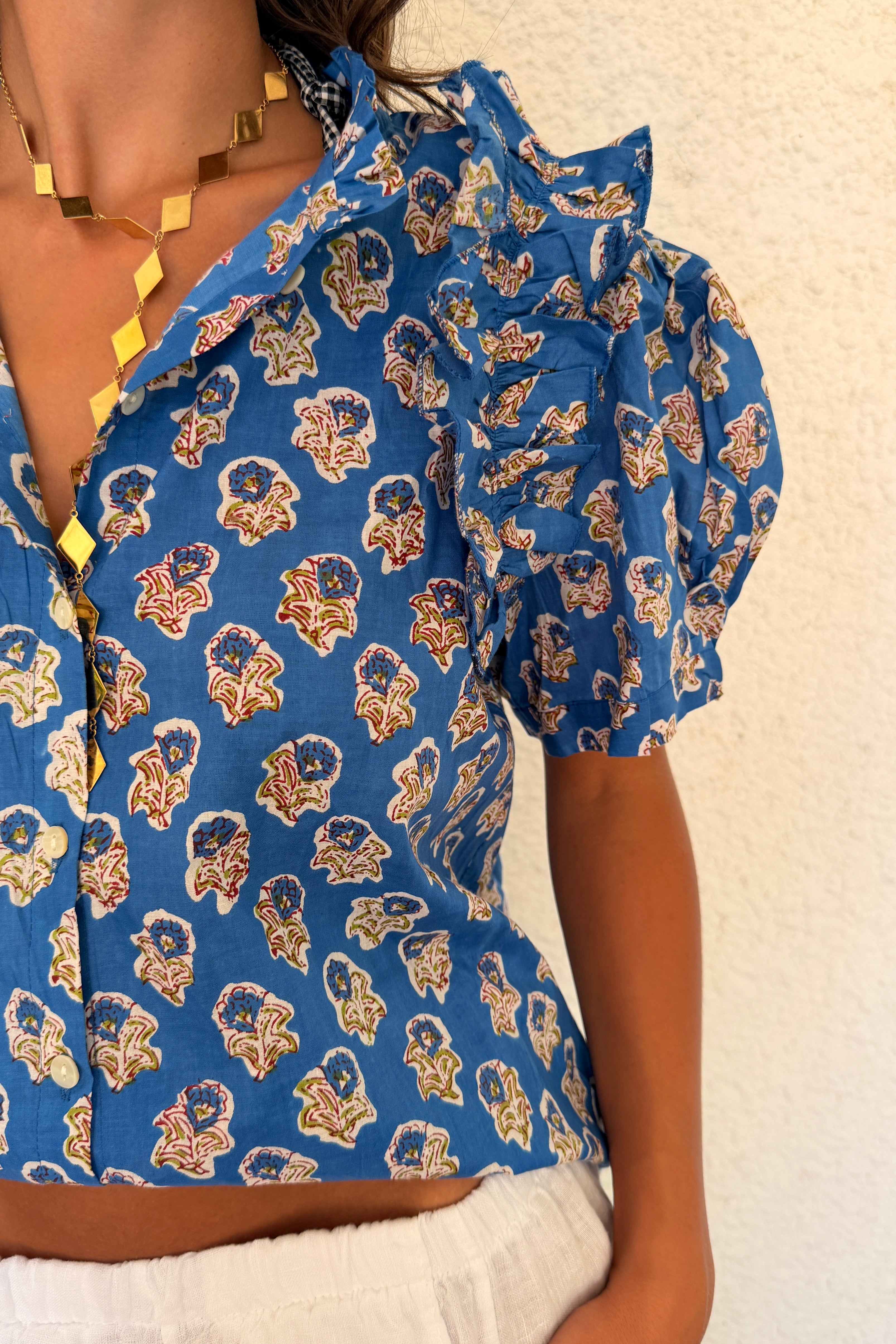 Blusa Lisbon Azul