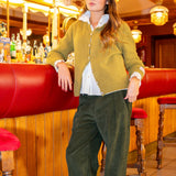 Pantalón pana verde
