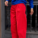 Pantalón pana rojo