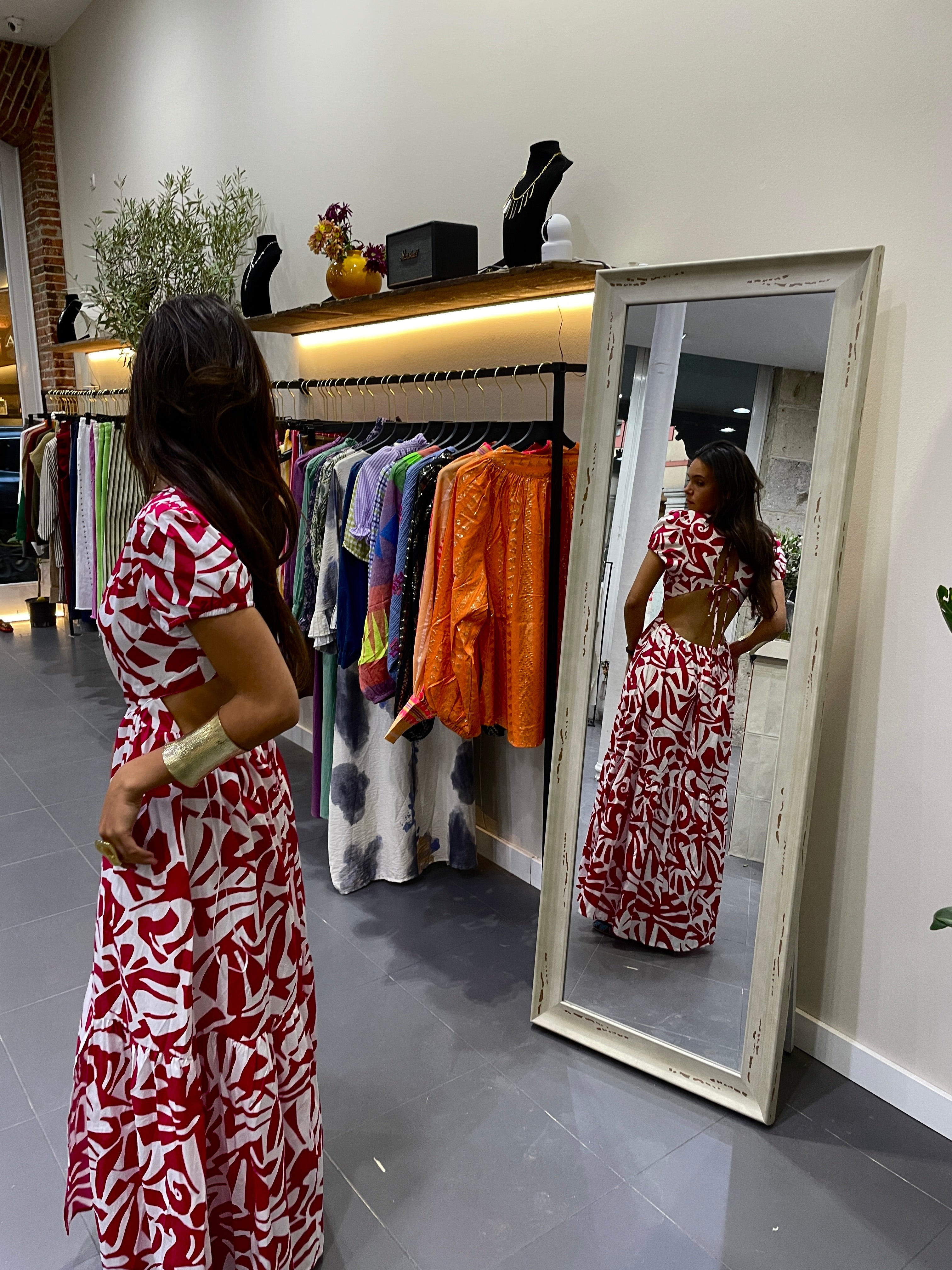 Vestido Caipirinha Rojo