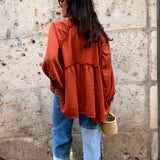 Blusa Raquel teja