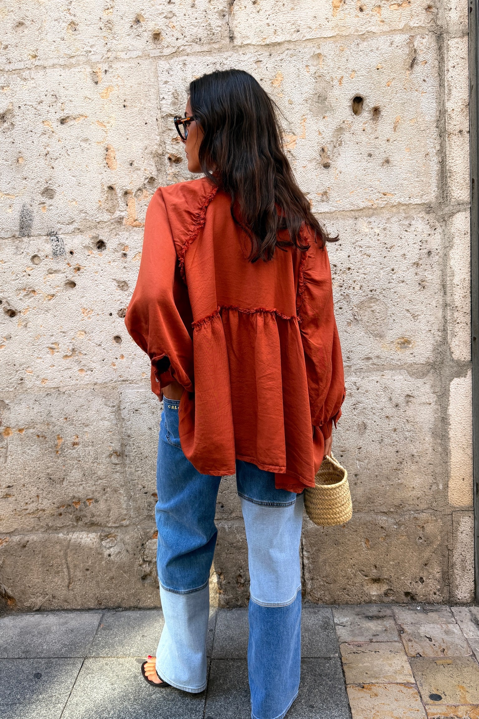 Blusa Raquel teja