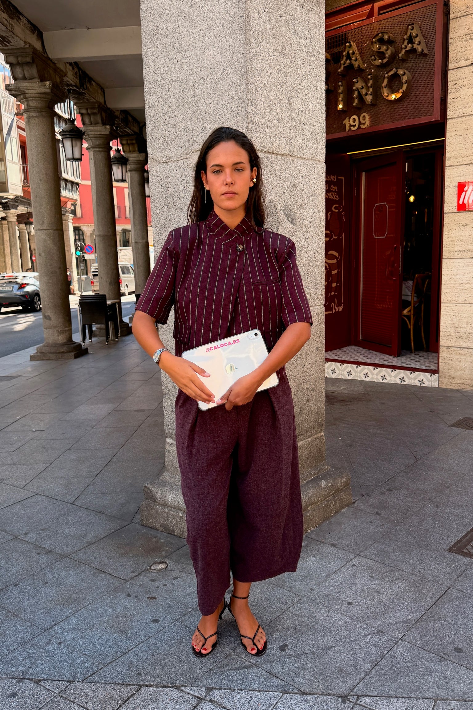 Pantalón Claudia Tinto