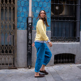 Chaqueta Mohair amarillo