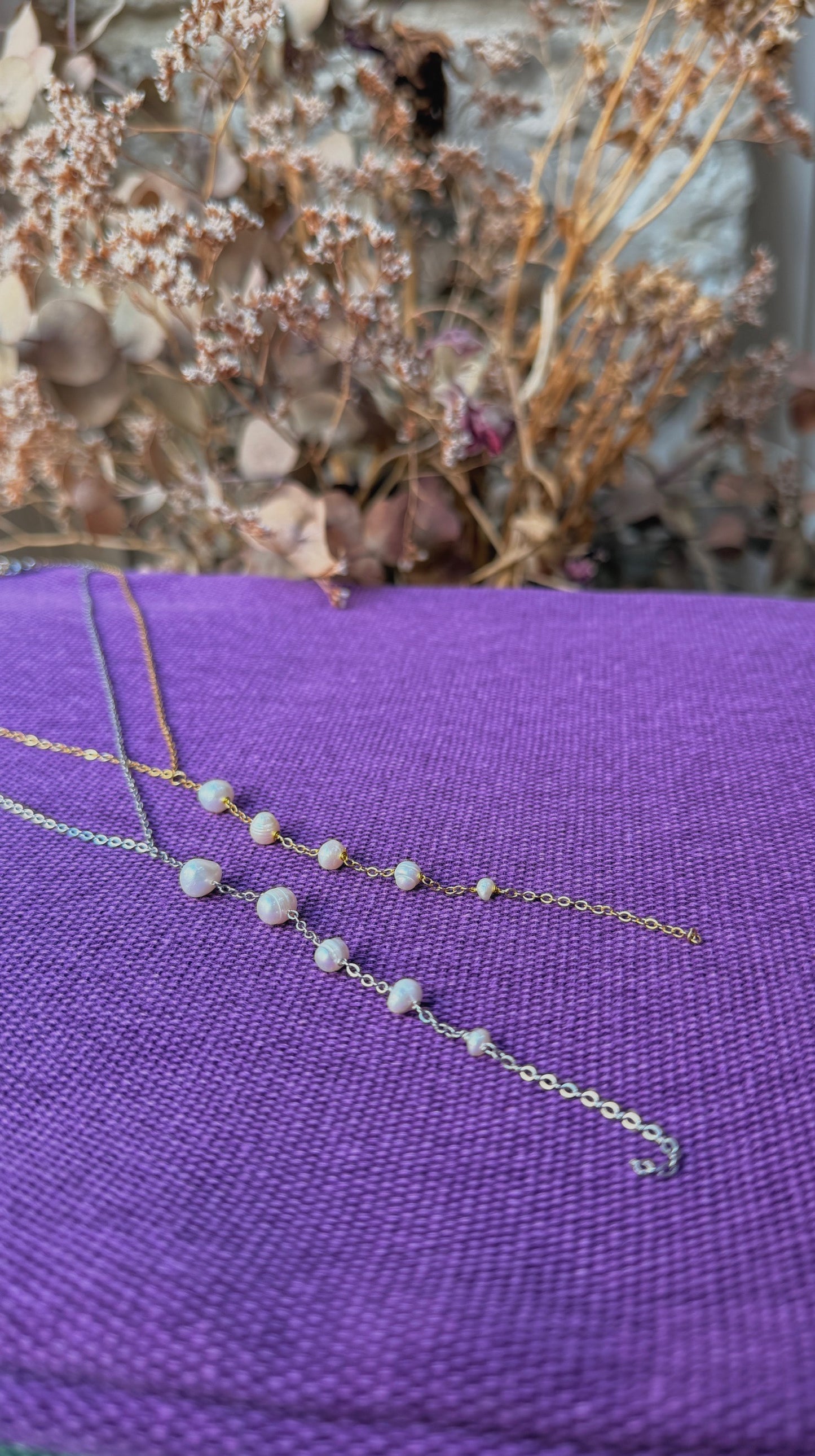 Collar perlas