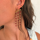 Pendientes red