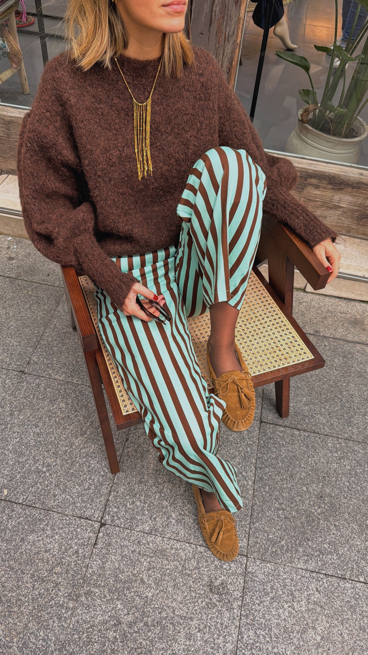 Jeans Oporto Turquesa