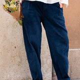 Pantalón pana azul