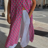Vestido Faro fucsia