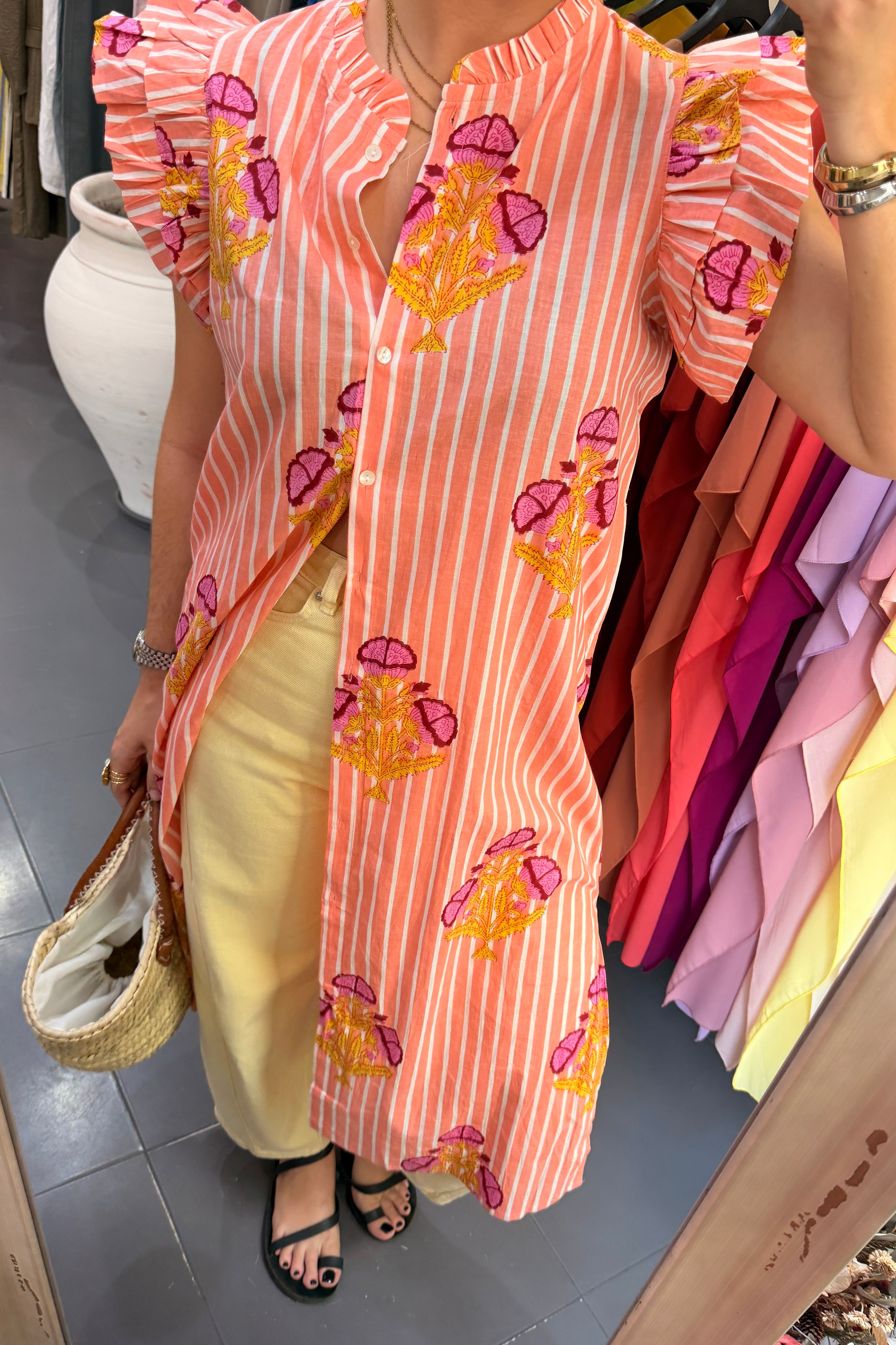 Vestido Faro salmón
