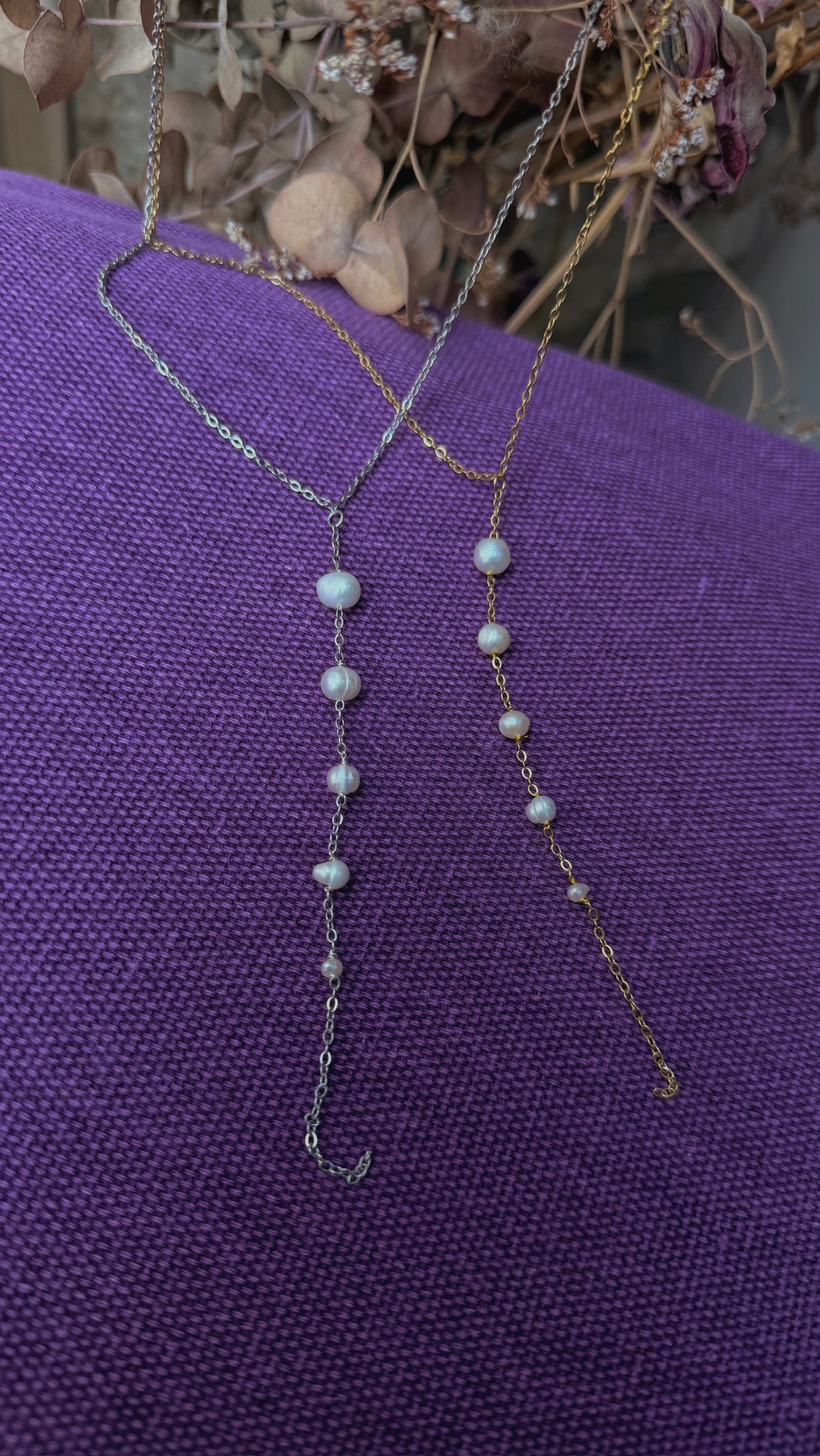 Collar perlas