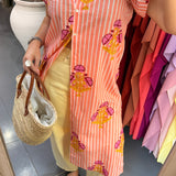 Vestido Faro salmón