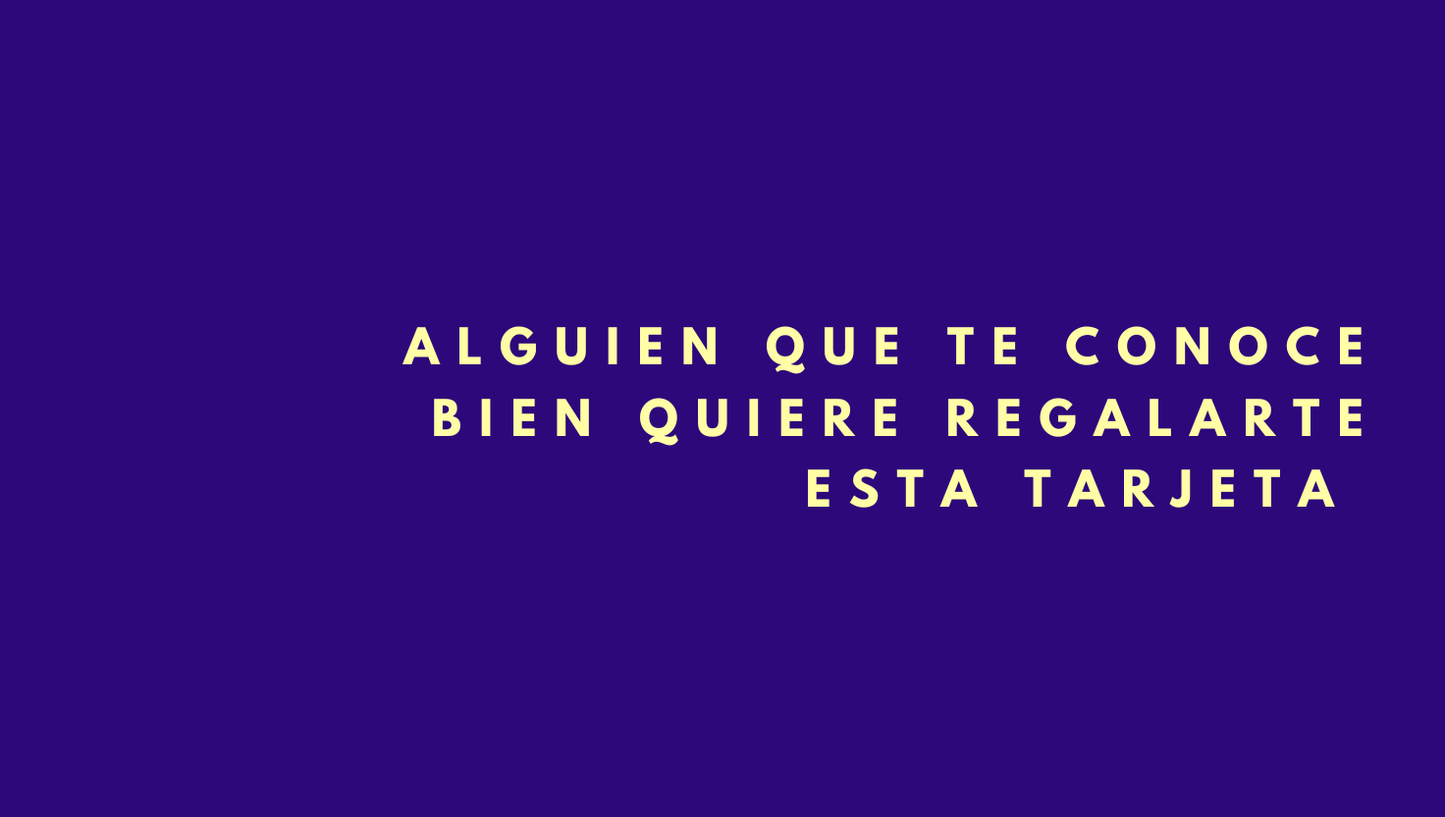 TARJETA DE REGALO