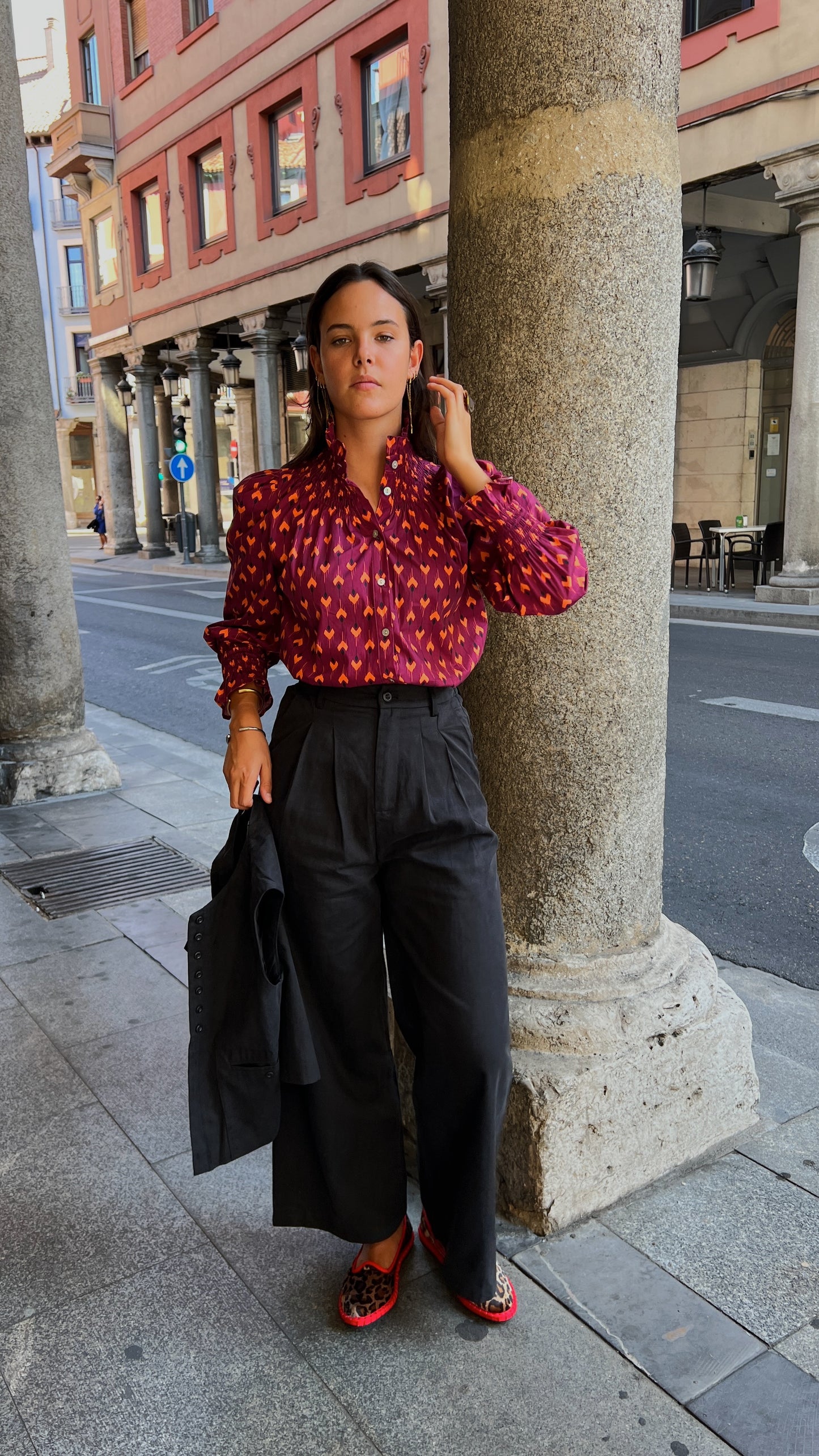 Blusa René Burdeos