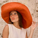 Sombrero naranja