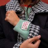 Chaqueta Mohair verde agua