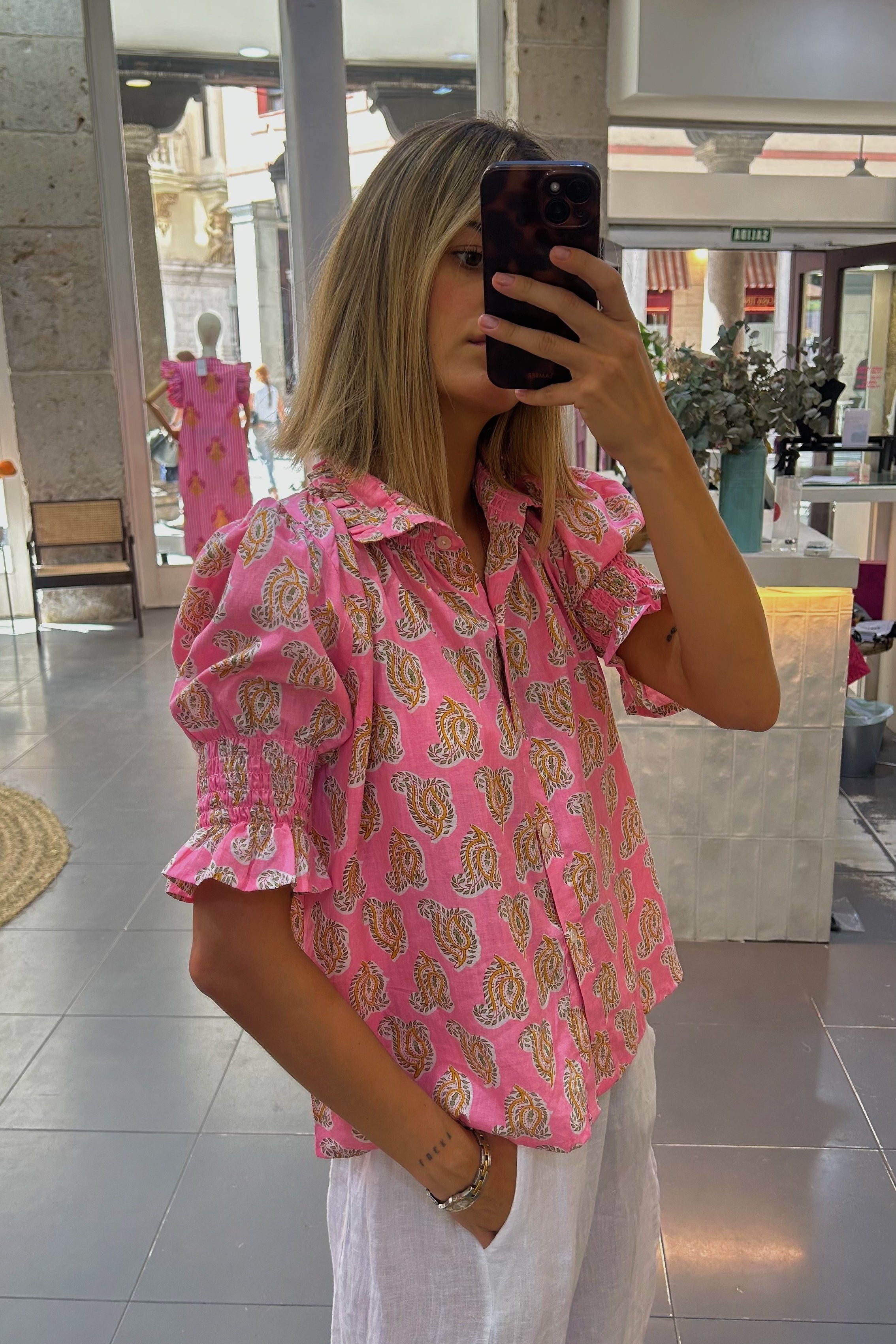 Blusa René rosa