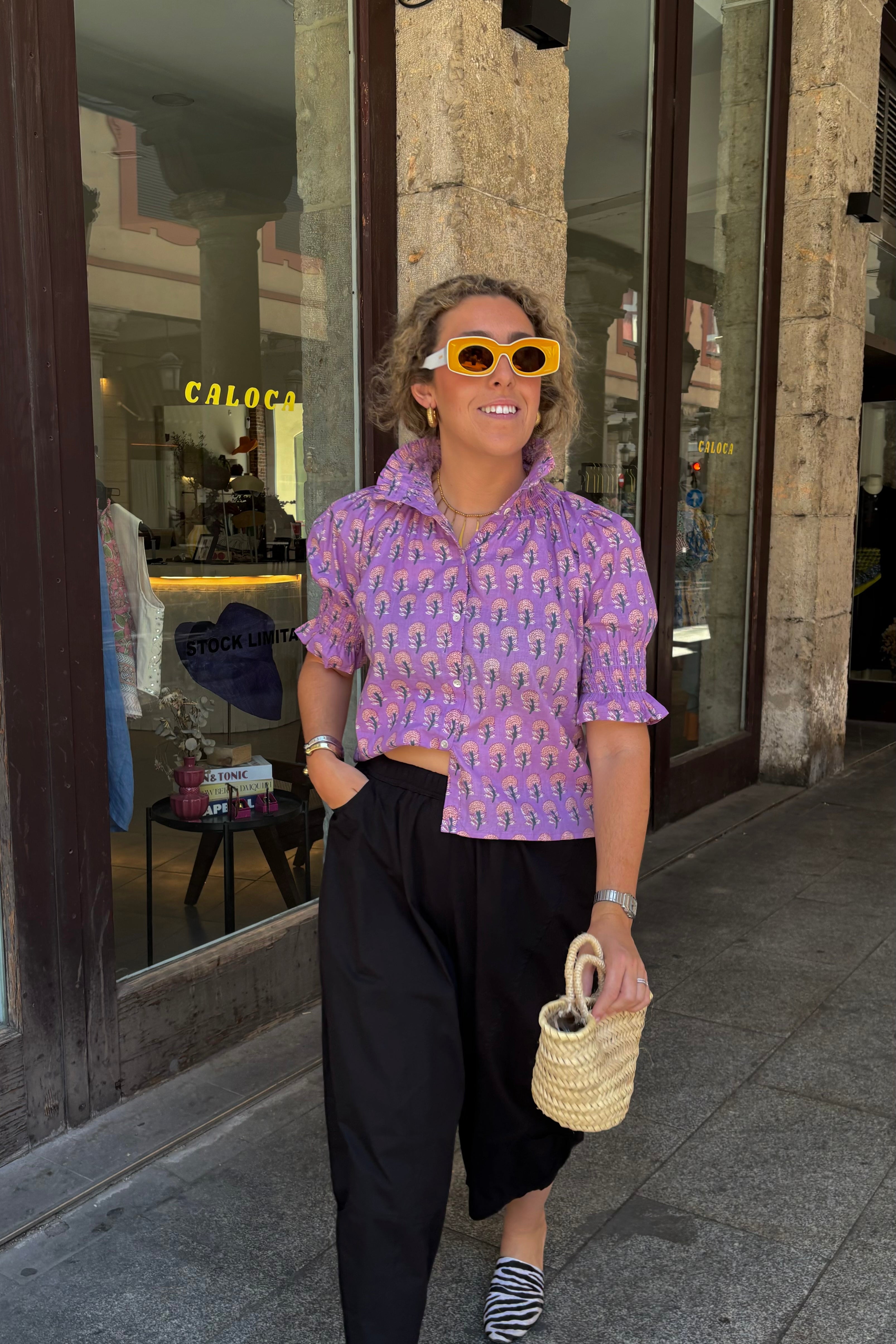 Blusa René Morado