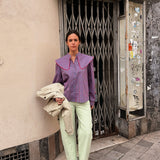 Camisa Cascais Rosa y Azul