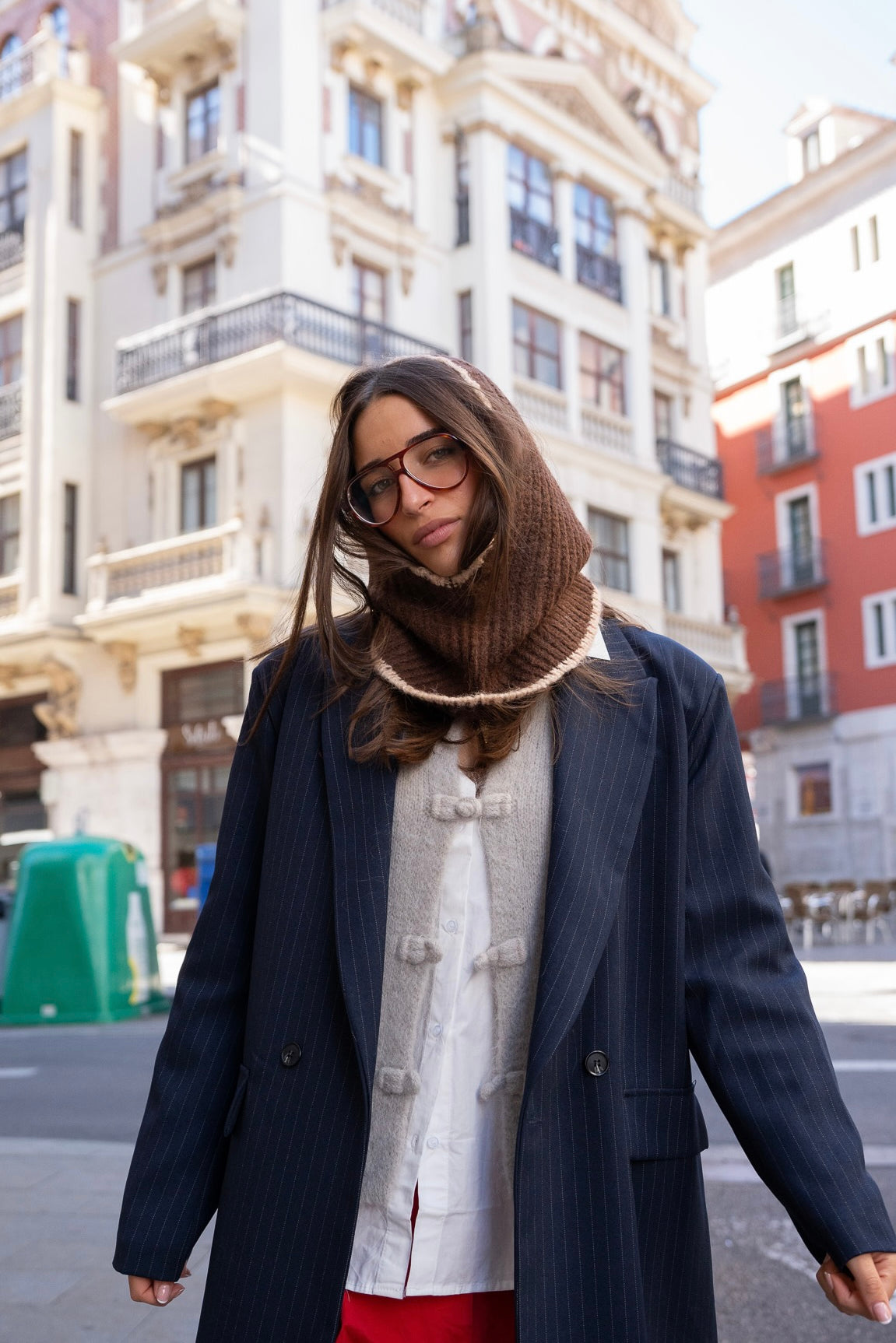 Balaclava marrón