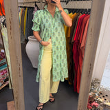 Vestido René Verde flúor
