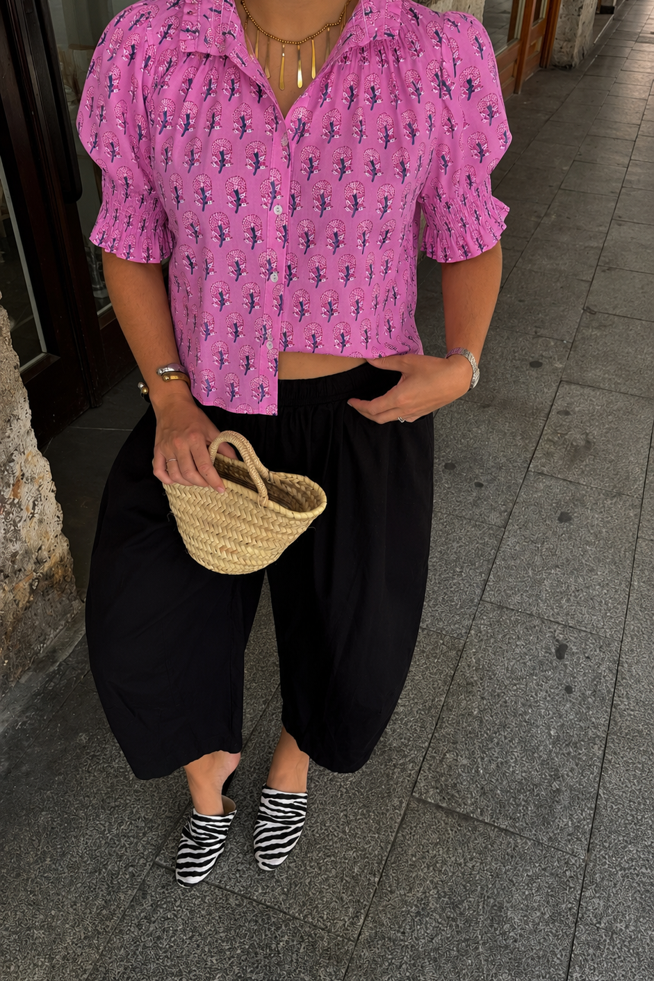 Blusa René rosa II
