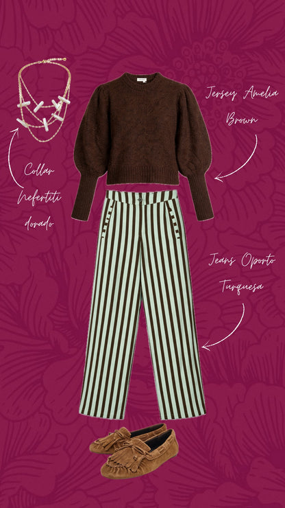 Jeans Oporto Turquesa